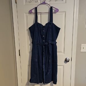 GAP Dark Blue Denim Dress